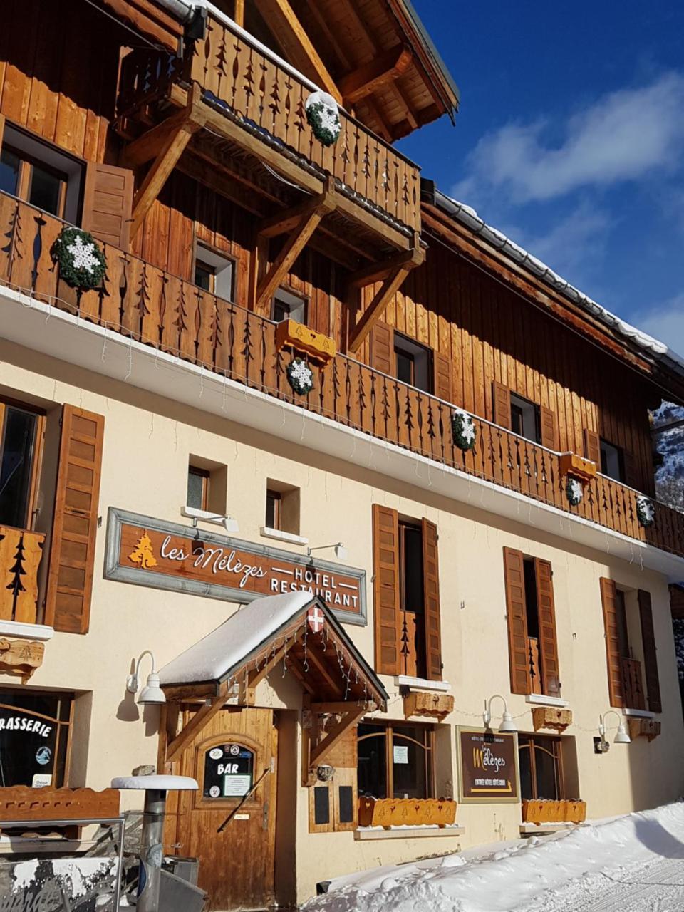 Hotel-Chalet Les Melezes Valloire Ngoại thất bức ảnh